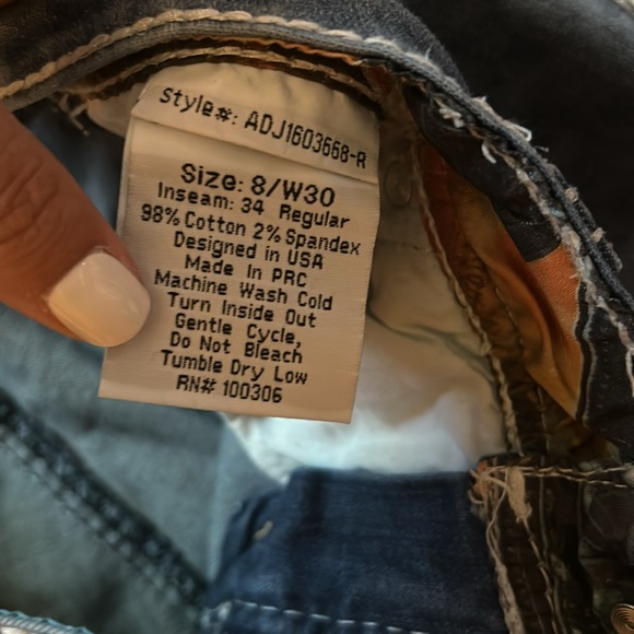 Adults Boot Cut Jeans Sz 8 - Picture 2 of 6